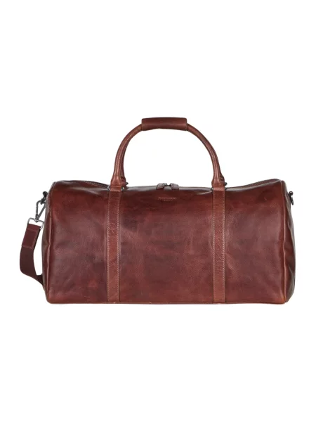 Torba podróżna Howard London skórzana brązowa