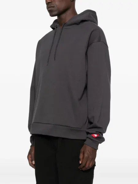 Hanorac cu glugă The North Face cu glugă gri