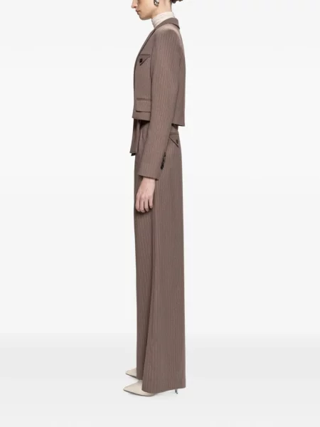 Pantaloni Nissa maro