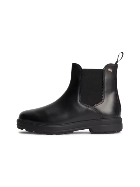TOMMY HILFIGER Ghete chelsea negru