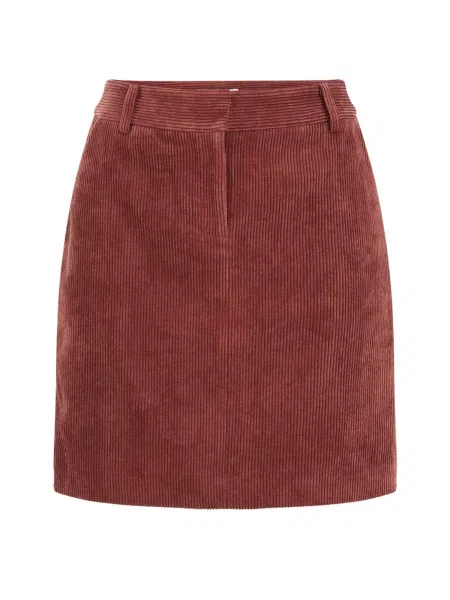 WE Fashion Fustă ruginiu roșu