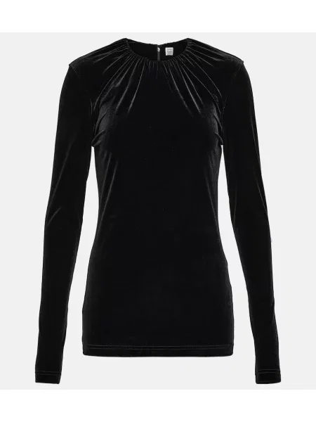 Top Toteme de catifea negru