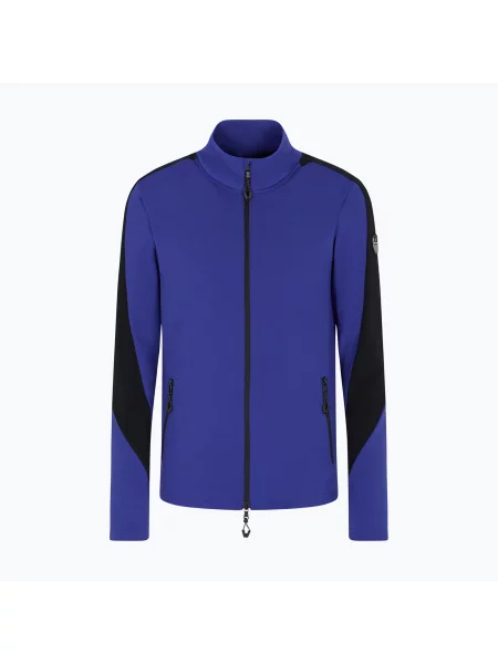 Мъжки суитшърт Emporio Armani Ski Kitzbuhel Power Stretch Colorblock T-Top Fz clematis blue синьо