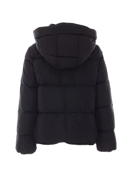Geacă Add cu glugă negru