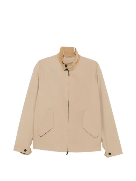 Gulerat geacă bomber Emporio Armani de catifea cord