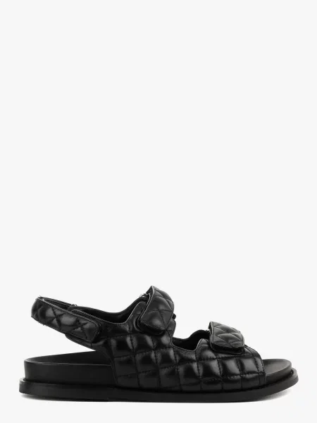 Шкіряні Сандалії LeBERDES чорний