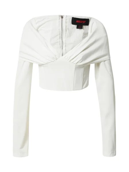 Misspap Bluză ecru