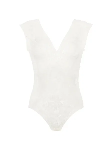 Body Eres cu model floral din dantelă