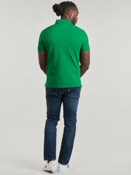 Polo Tommy Hilfiger stretch verde