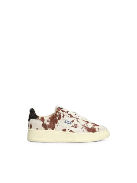 Sneakersy Autry skórzane brązowe