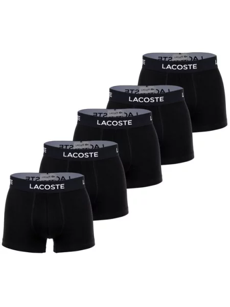 Boxerky Lacoste Underwear Trunk Black M černé