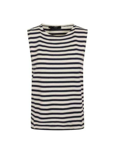 Dzianinowy top Weekend Max Mara biały