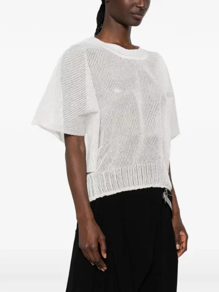 Scurt tricou Issey Miyake de in gri