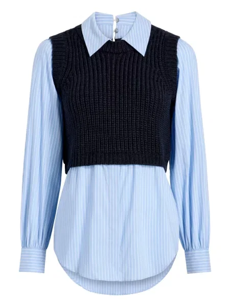 Pulover Cinq A Sept albastru