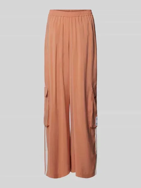 Spodnie materiałowe z szeroką nogawką z cargo Karo Kauer