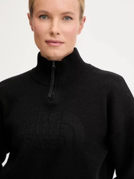 Шерстяной свитер The North Face черный