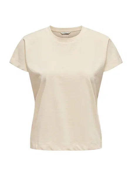 ONLY Tricou ONLERICA gri piatră bej