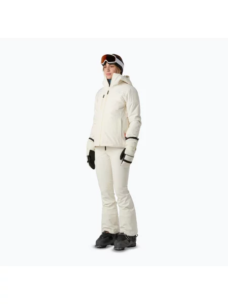 Pantaloni de schi pentru femei The North Face Snoga Regular white dune/white dune alb