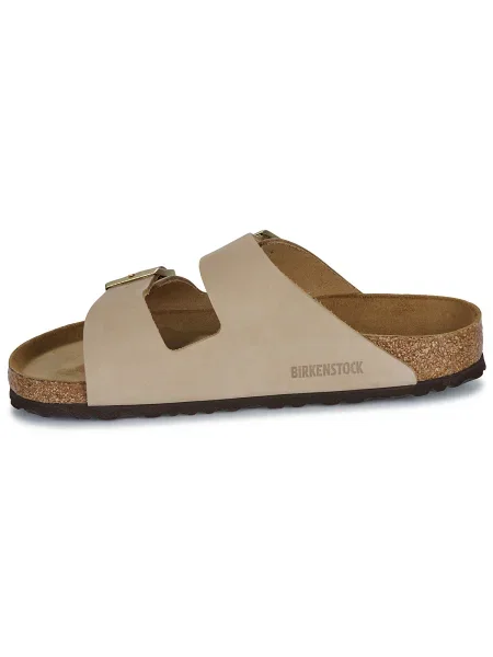 Pantofi Birkenstock din nubuc bej