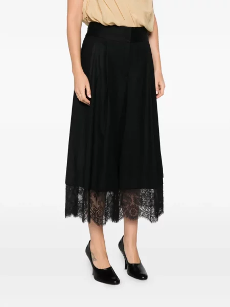 Pantaloni Zimmermann din dantelă negru