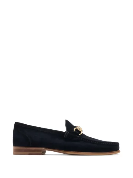 Pantofi loafer Magnanni din piele de căprioară albastru