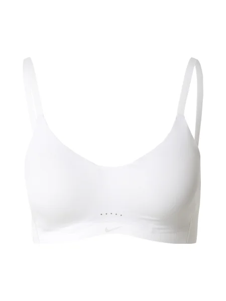NIKE Sutien sport ALATE MINIMALIST' alb