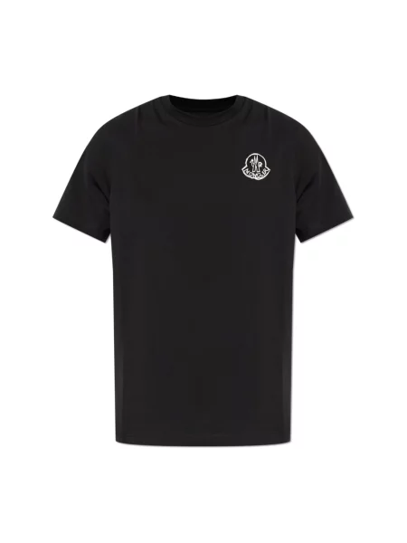 Koszulka Moncler z nadrukiem czarna