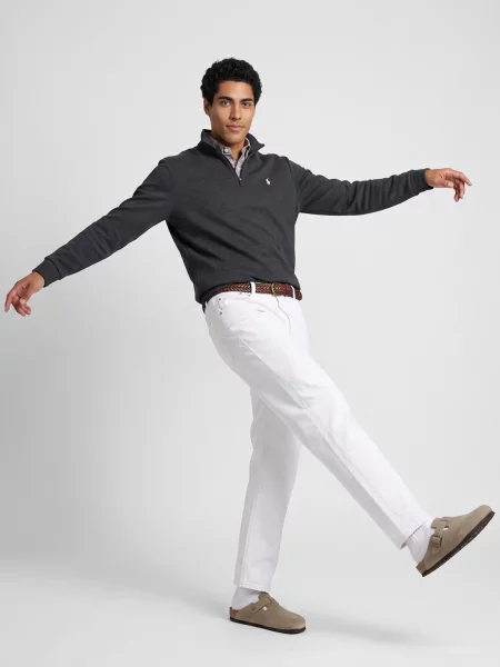 Polo Ralph Lauren Mikina melírovaná / biela sivá