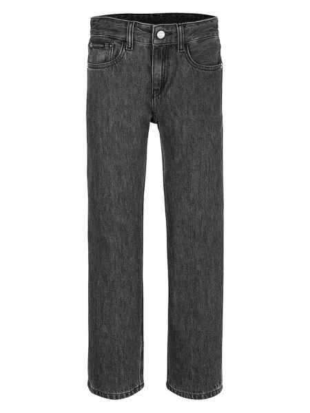 Calvin Klein Jeans Dječje traperice STRAIGHT crna