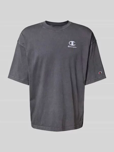 T-shirt o kroju relaxed fit z wyhaftowanym logo Champion