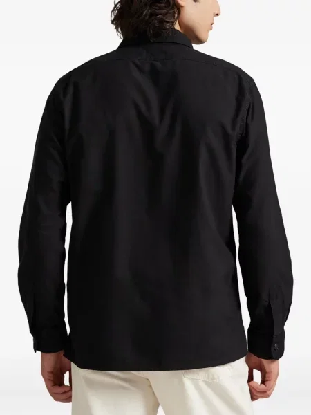 Ριγέ polo Polo Ralph Lauren με κουκούλα με αυτόγραφο λευκό