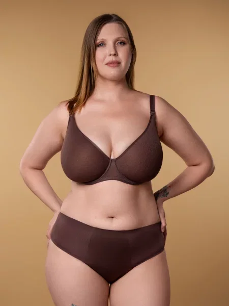 Труси brabrabra мокко поліамід/еластан