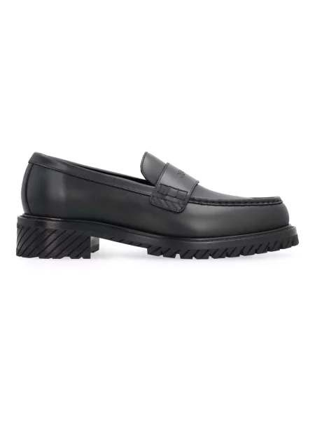 Loafersy Off-white białe