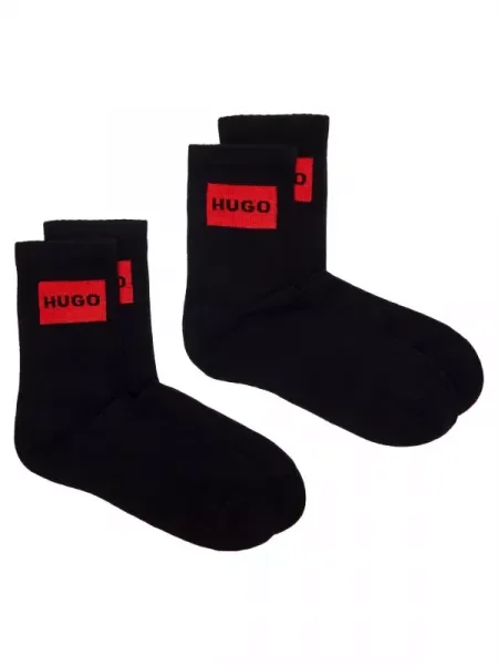 HUGO 2 db-os zokni szett fekete