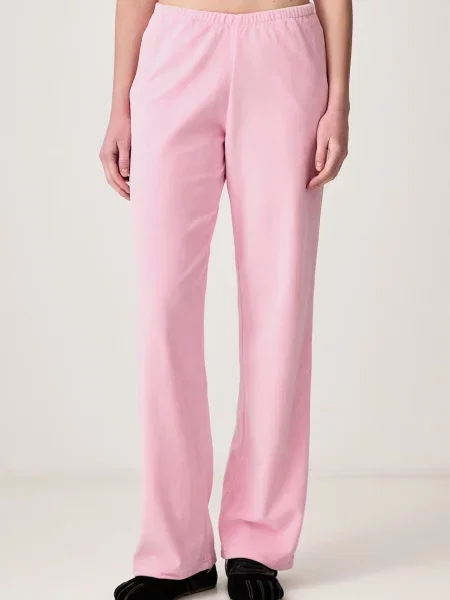 Sporty & Rich Signature Logo Krystal pantaloni de trening din velur pentru femei