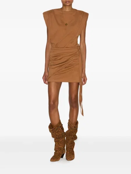 Rochie mini Isabel Marant plic maro
