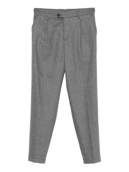 Pantaloni Eleventy de lână plisate gri