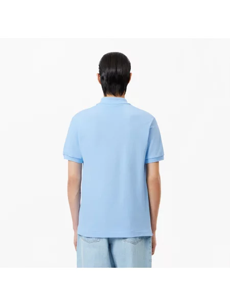 Lacoste Koszulka Polo Oryginał Petit Piqué niebieska