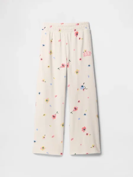 Pantaloni de trening Gap alb