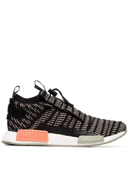 Кожени маратонки Adidas Primeknit сиво
