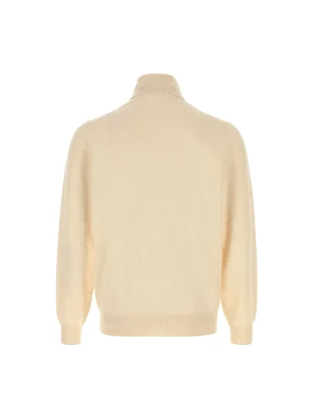 Sweter z golfem Brunello Cucinelli do golfa beżowy