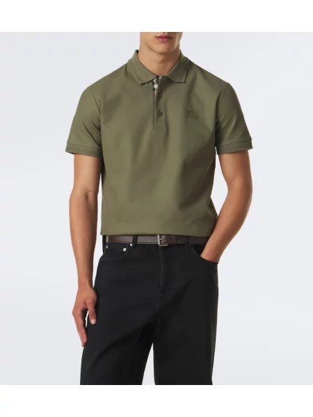 Tricou polo Burberry verde