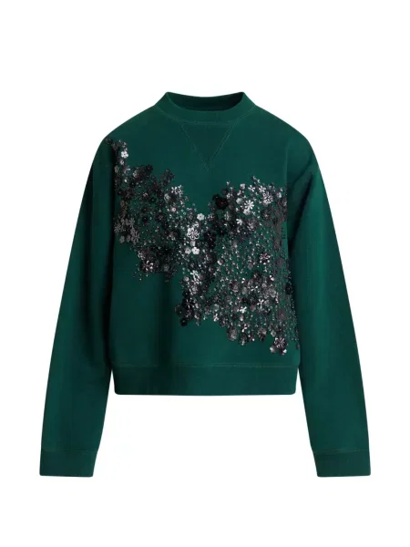 Hanorac Essentiel Antwerp cu paiete verde