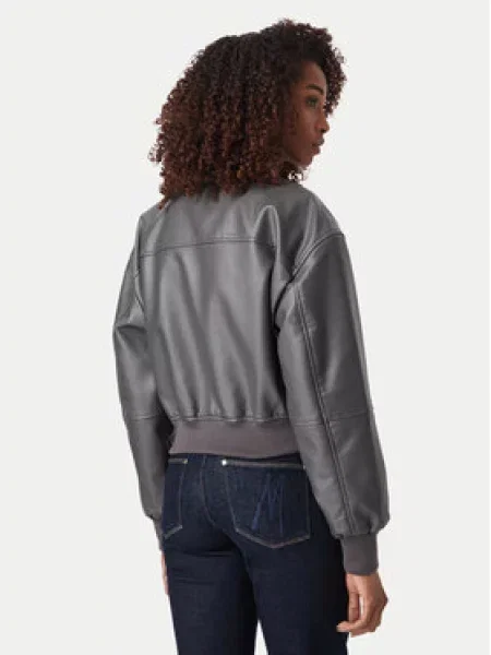 Guess Jeans Bomber jakna siva