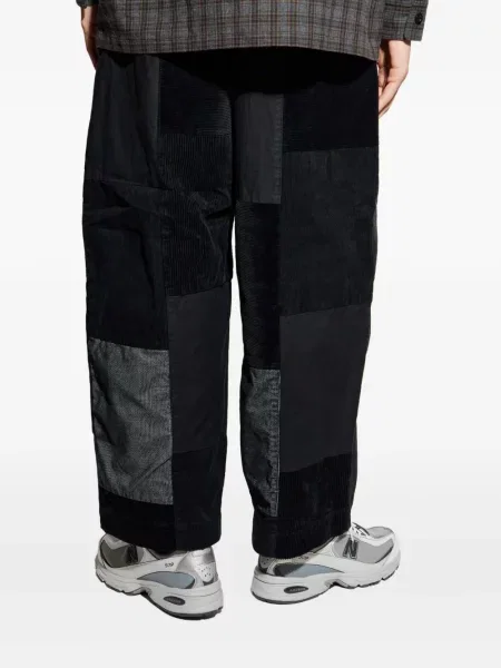 Samt hlače Comme Des Garçons Homme Plus crna