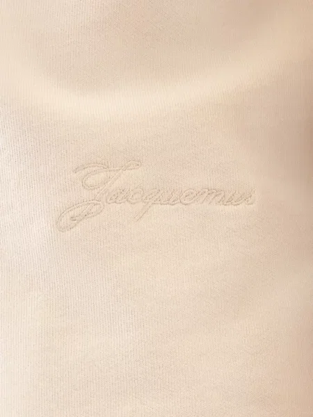 Tricou Jacquemus cu broderie scurt