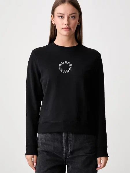 Guess Jeans hanorac pentru femei din negru