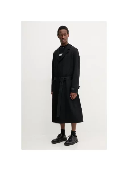 Maison Margiela sweter wełniany lekki czarny