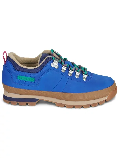 Šnurovacie čipkované tenisky Timberland modrá