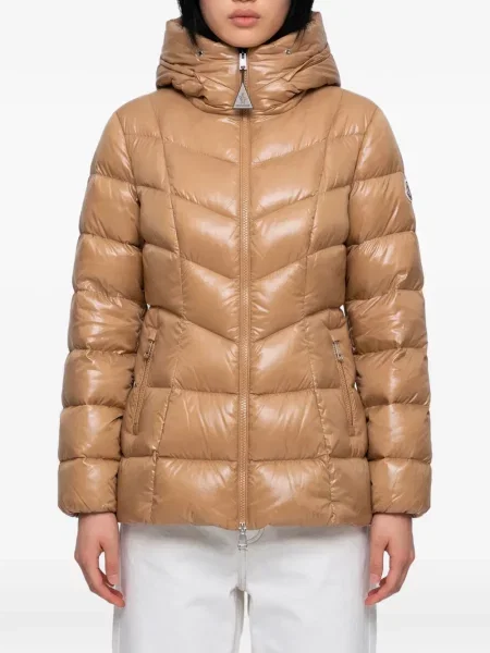 Geacă cu puf Moncler maro